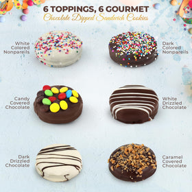 Empire Delights packaged gourmet cookie basket ready for doorstep delivery