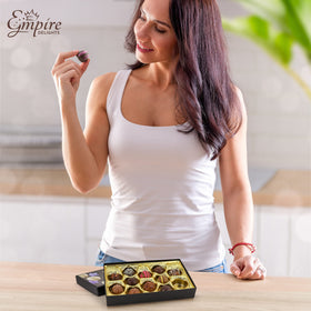 Empire Delights tiramisu-mint close-up, dessert-inspired pairing for celebrations.