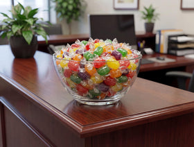 Emporium Candy apple fruit barrels, crisp flavor for gatherings.