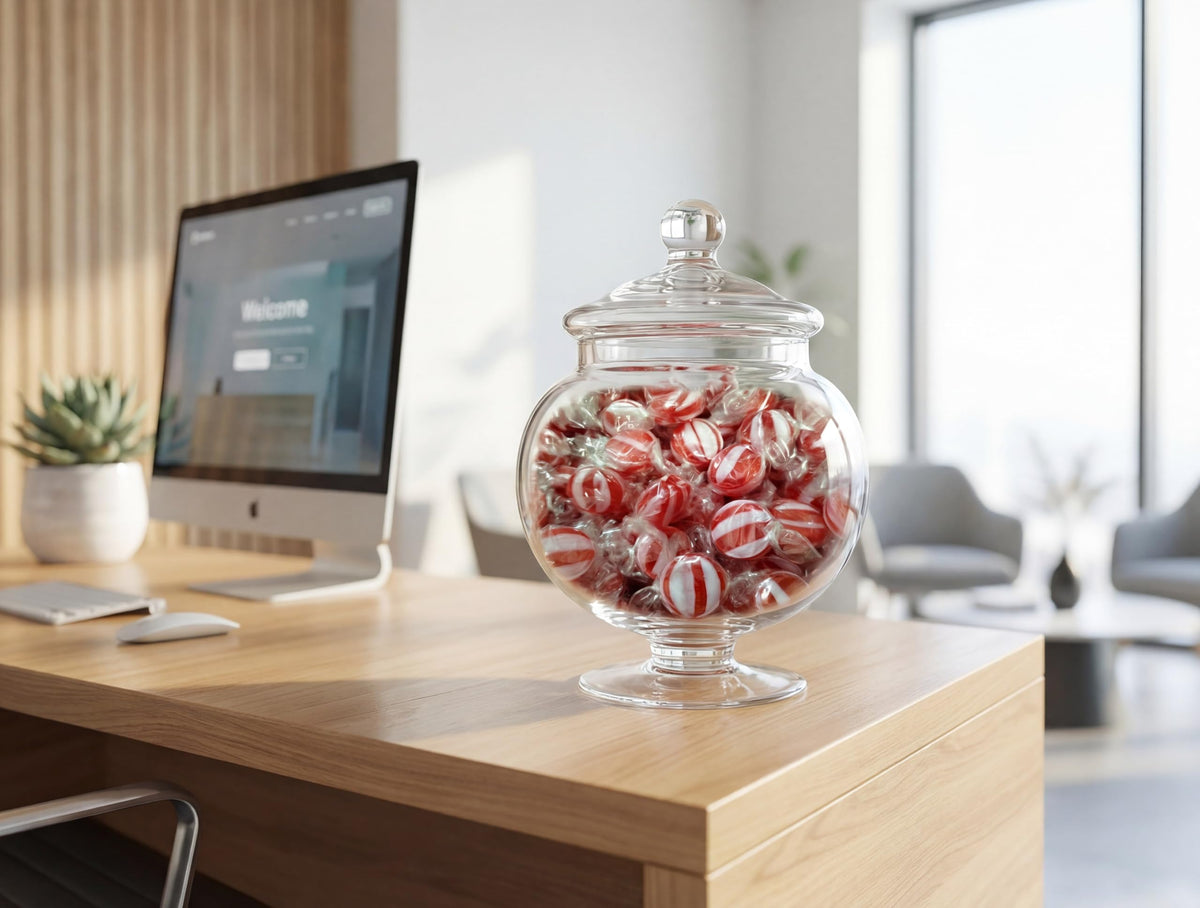 EMPORIUM CANDY bulk individually wrapped discs for fresh, convenient sharing.