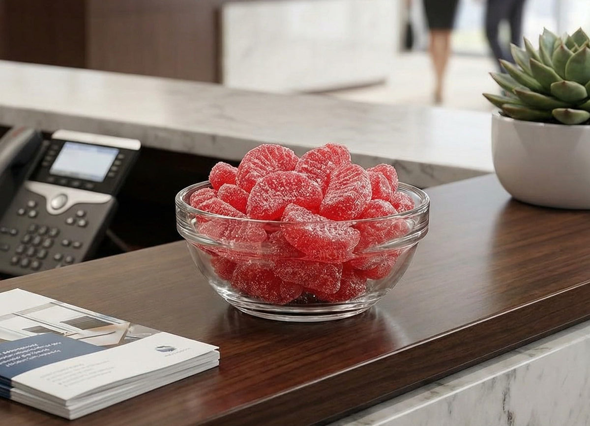 EMPORIUM CANDY Cherry Slices perfect for gatherings and shared snacking.