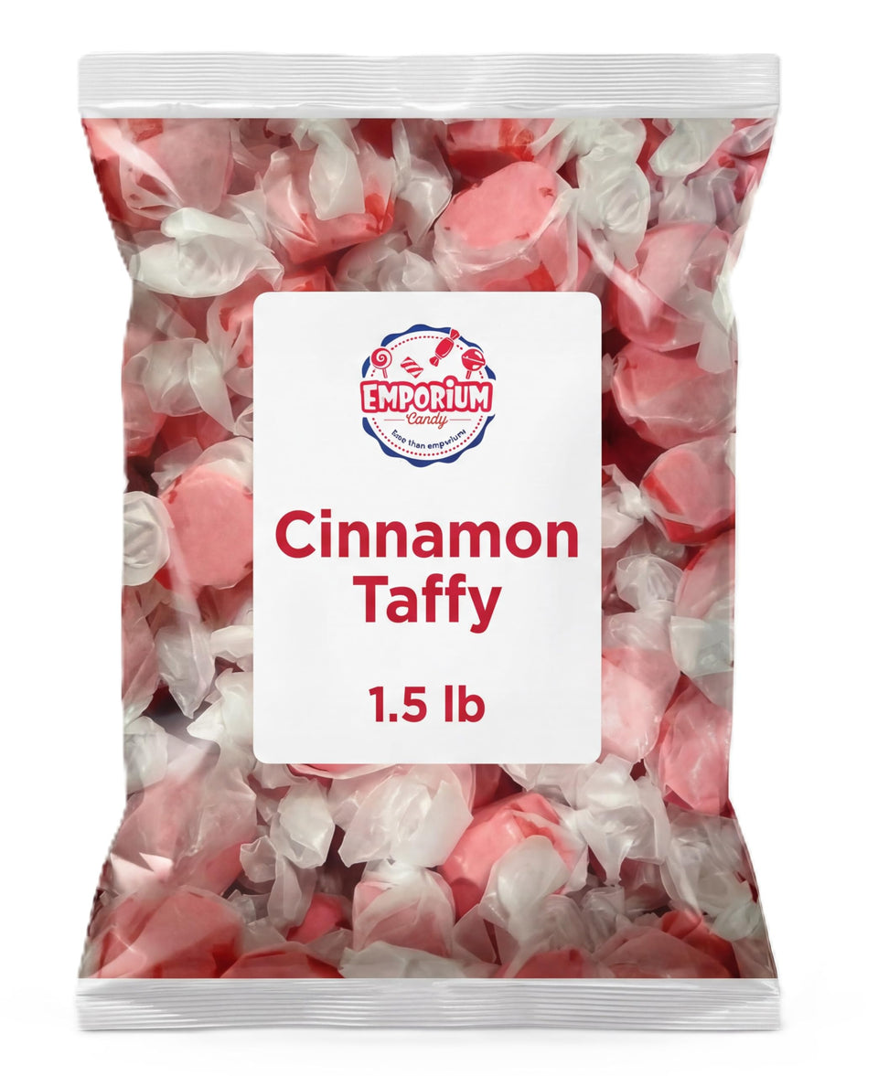 Emporium Candy Cinnamon Taffy bulk bag ideal for sharing