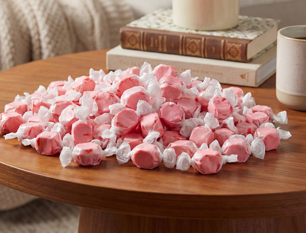 Emporium Candy Cinnamon Taffy soft chewy texture melts in mouth