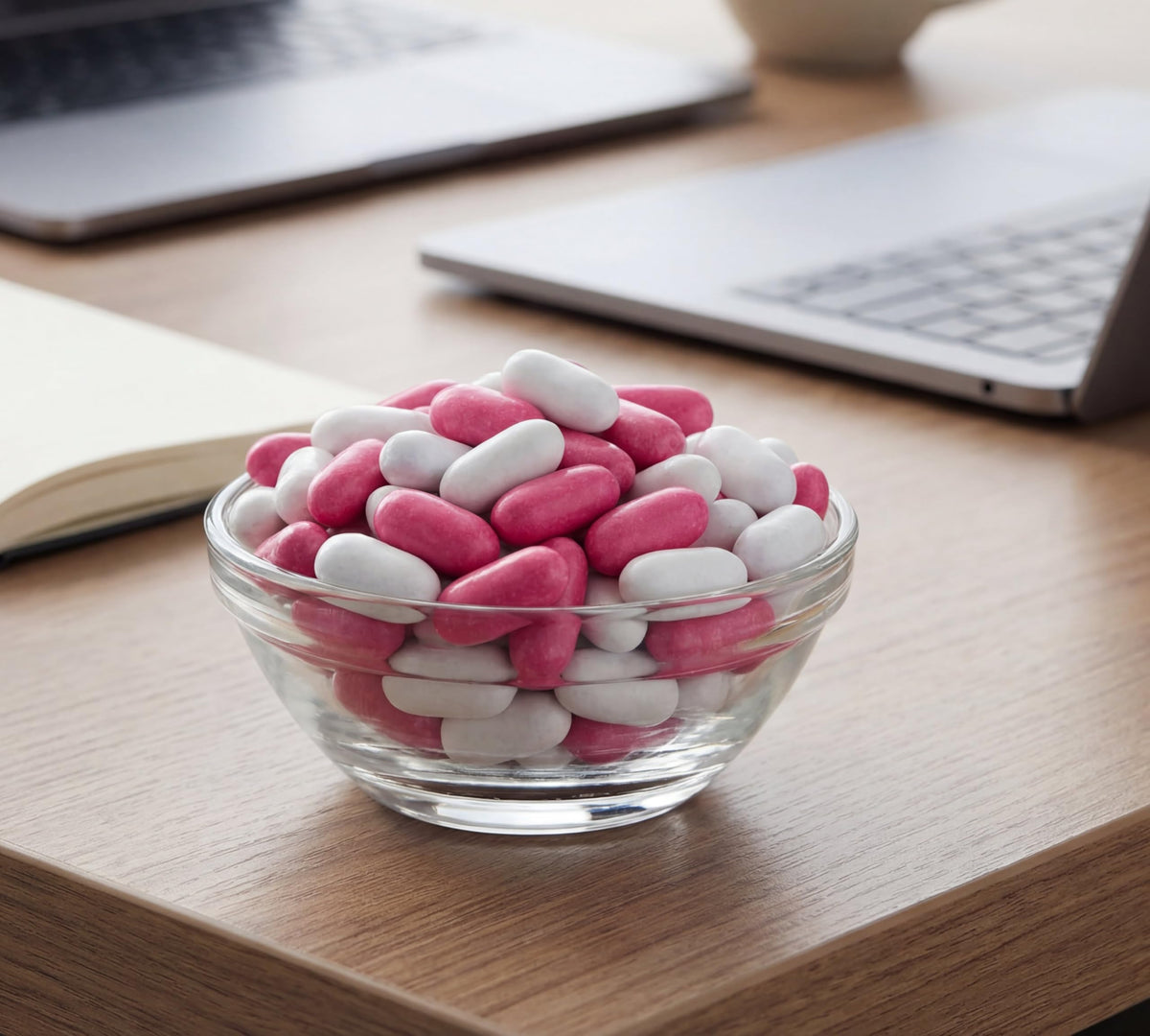 Emporium Candy pastel licorice colors create eye-catching displays.