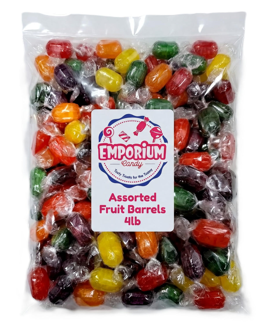 Emporium Candy orange fruit barrel for party bowls and sharing.