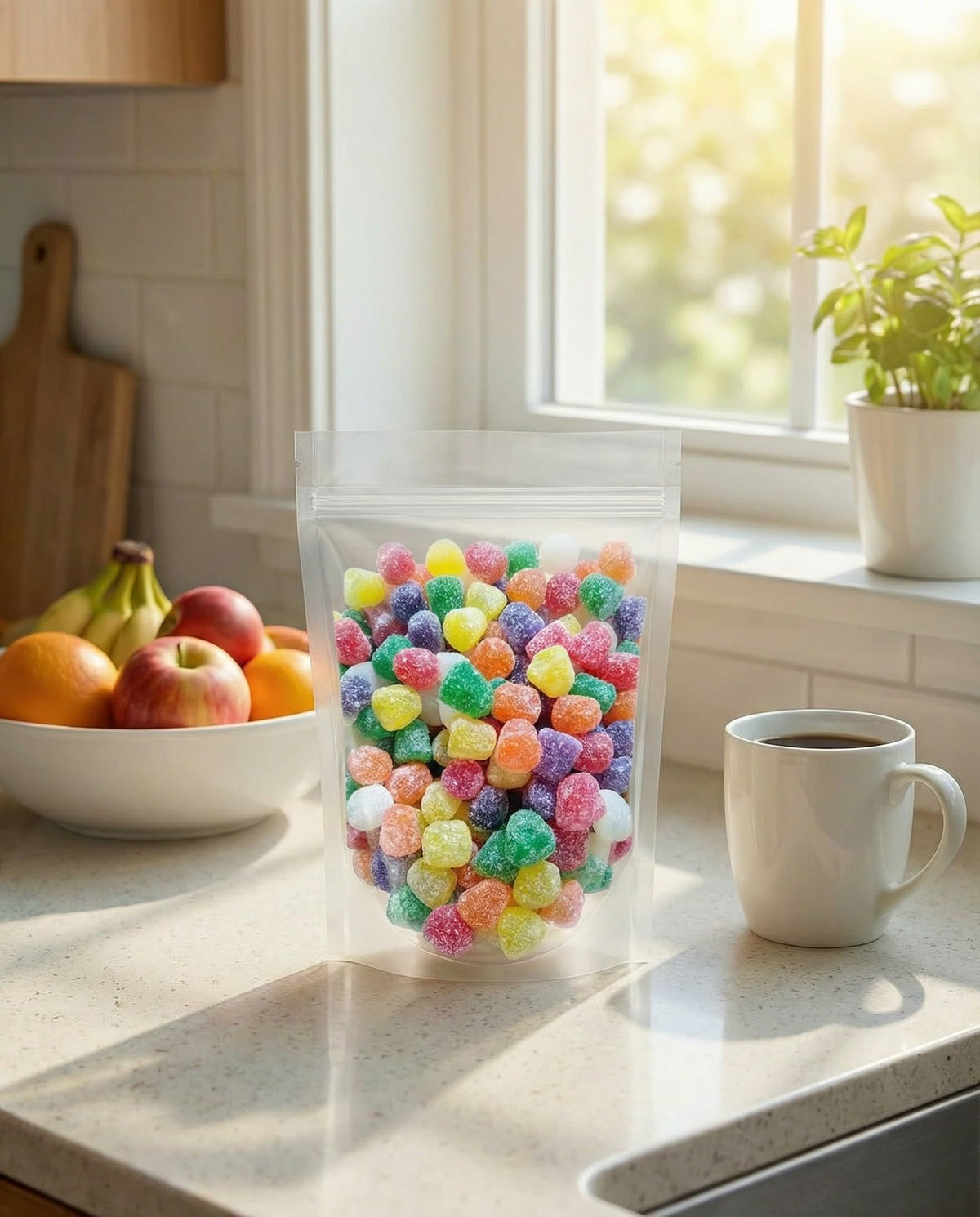 Emporium Candy Spice Drops gift basket idea with colorful gumdrops