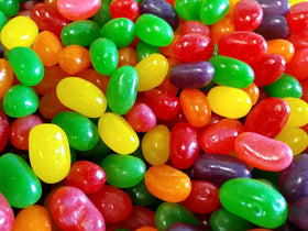 Emporium Candy glossy shell and soft center jelly beans texture