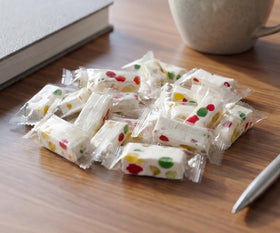 Emporium Candy wrapped nougats are individually sealed to preserve freshness.