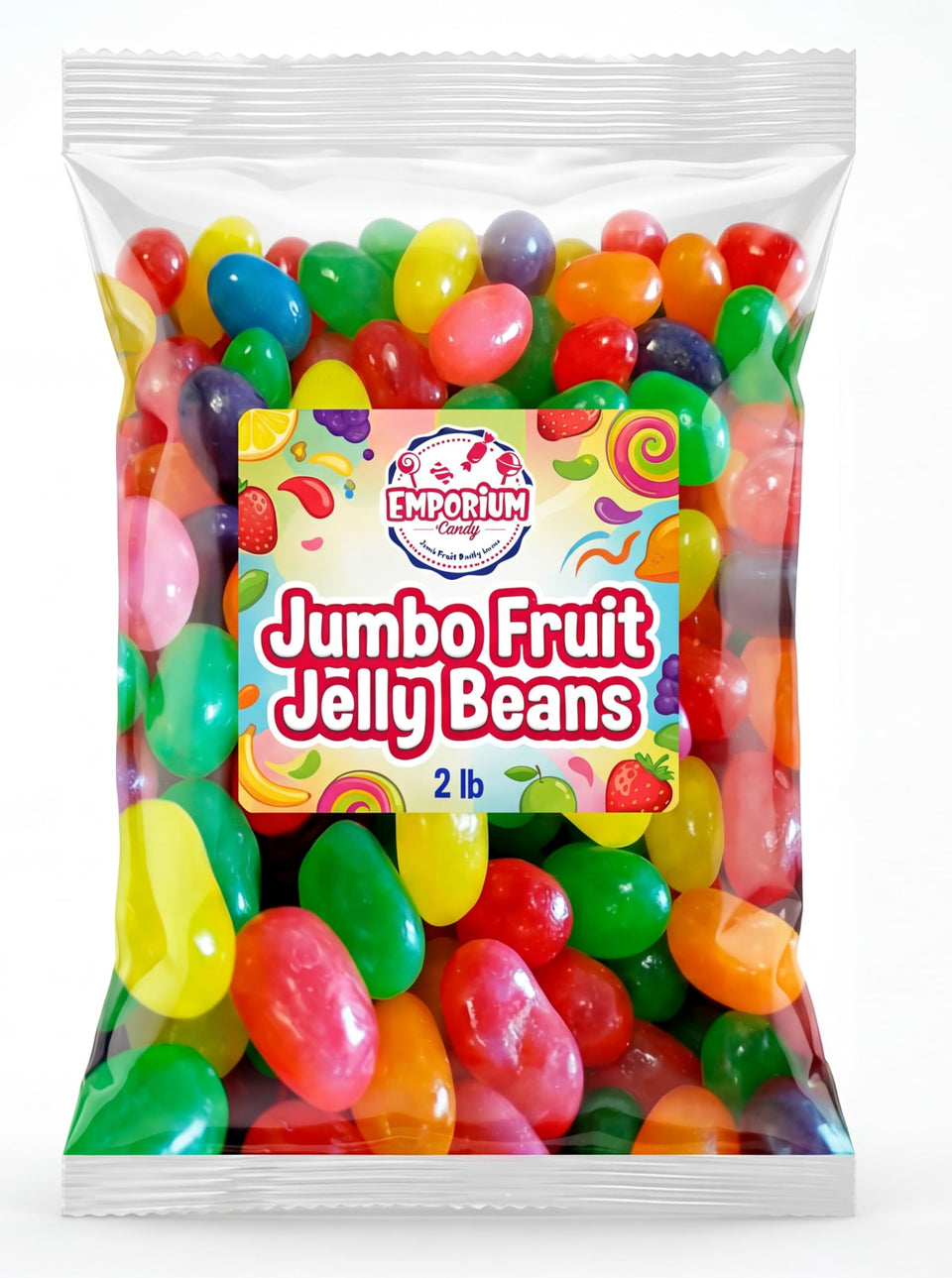 Emporium Candy jumbo jelly beans bag with vibrant color mix for sharing