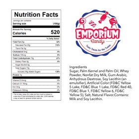 Emporium Candy Mint Baking Chips allergen note facility may process common allergens