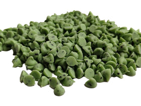 Emporium Candy Mint Baking Chips sprinkled on cookies for minty flavor