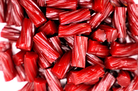 Emporium Candy Australian-style licorice offers smooth texture for snacking.