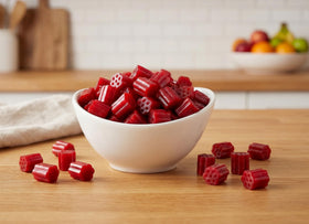 Emporium Candy Cherry Licorice Bites – perfect for gifting baskets and special occasions.