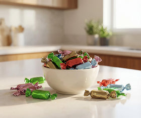EMPORIUM CANDY Toffee bite-size pieces ready for a quick treat