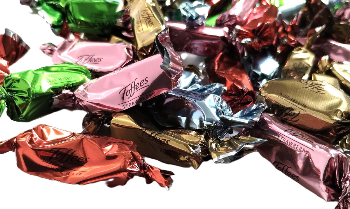 EMPORIUM CANDY Strawberry toffee flavor delivers fruity brightness