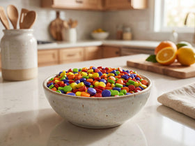 Emporium Candy sour bites feature a bold outer-shell flavor with a lively sour kick.