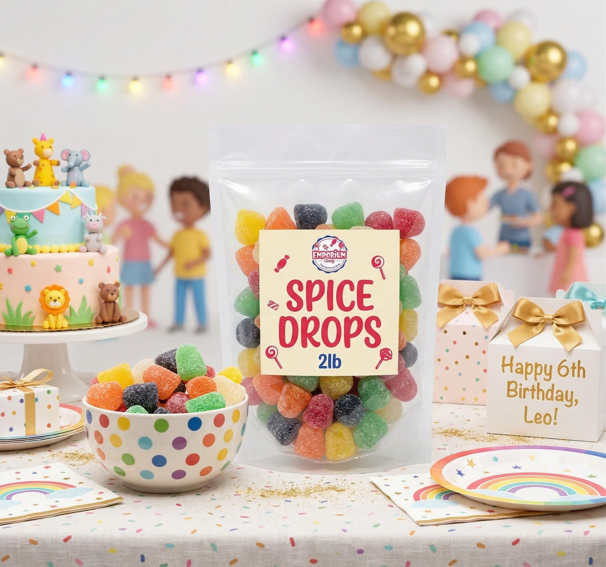 Vibrant Zachary Spice Drops colors ideal for party bowls