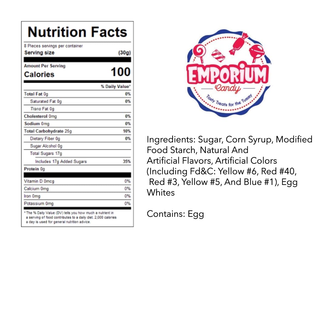 Allergen and ingredient label informs shopper choices