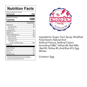 Allergen and ingredient label informs shopper choices