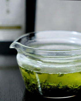EMPTEA Sencha leaves sourced from Japanese farms following JAS standards.