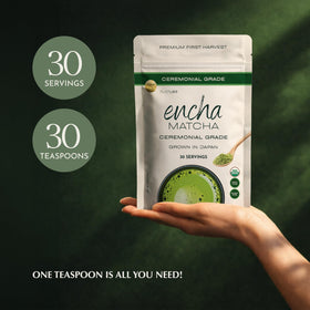 Encha shade-grown tea farm in Uji highlights premium sourcing and aroma.