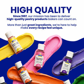 ENCO Dark Brown gel deepens color in baked goods.
