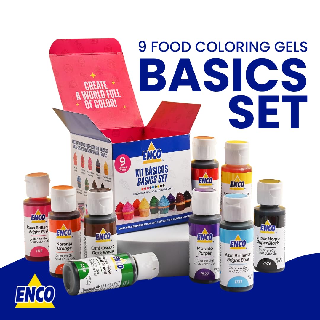 ENCO Orange gel adds warm tones for citrus glazed pastries.