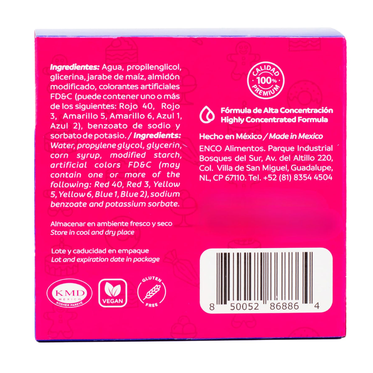 ENCO Super Black gel perfect for outlines and accents.