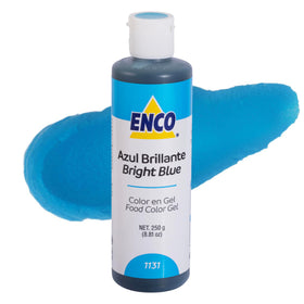 ENCO Bright Blue Gel bottle for vivid frosting color with precise drops.
