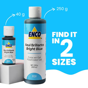 ENCO Bright Blue Gel with precision drops for consistent coloring.