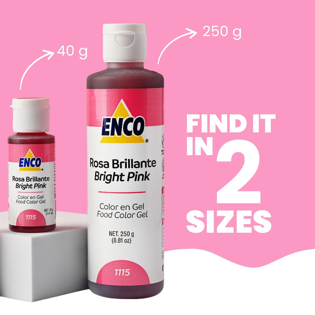 ENCO Bright Pink Cookie Dough color adds eye catching hue