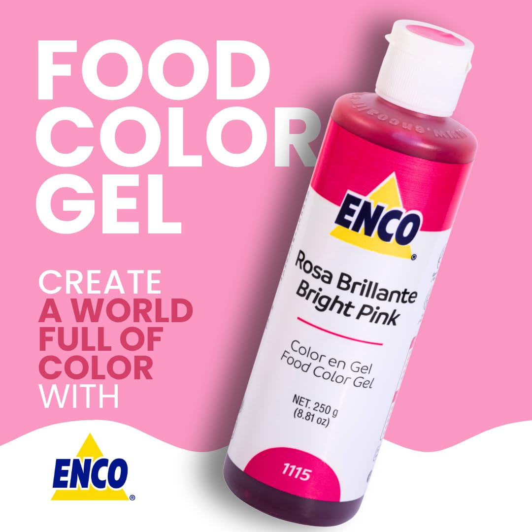 ENCO Bright Pink Gel Drops for precise color control