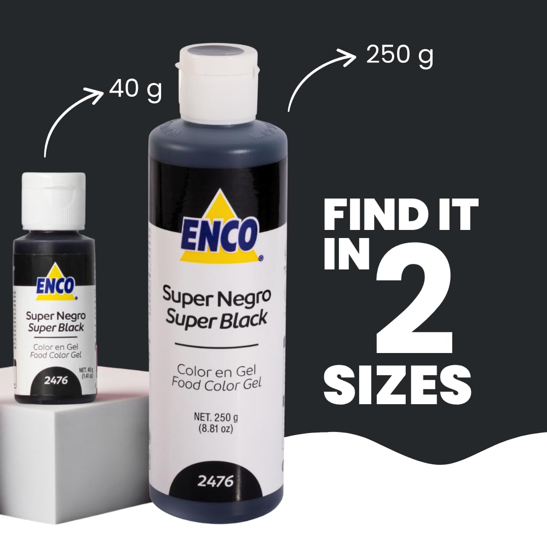 ENCO Cake decorating color gel supports bold, professional designs.