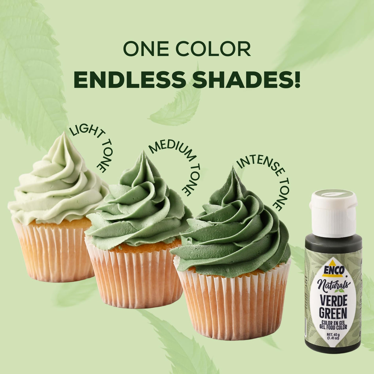ENCO green bake test shows color stability in heat.