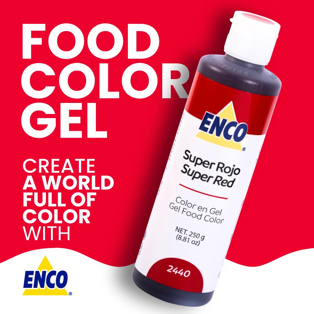ENCO squeeze bottle enables precise drops for accurate coloring.