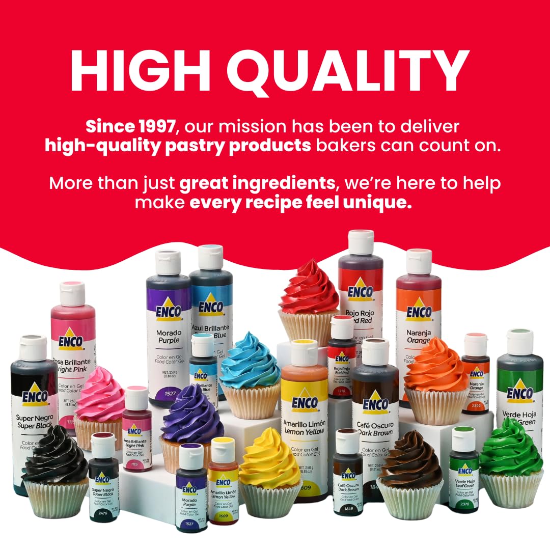 ENCO vegan formula label close-up confirms vegan color option.