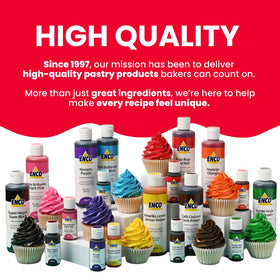ENCO vegan formula label close-up confirms vegan color option.