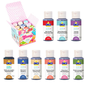 ENCO Yummy avocado heart gel for vibrant buttercream and fondant accents.