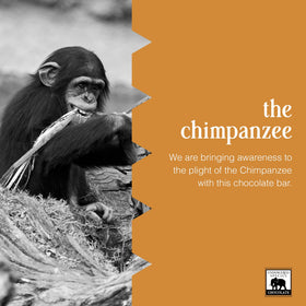 Endangered Species Chocolate 10% giveback graphic signals wildlife support