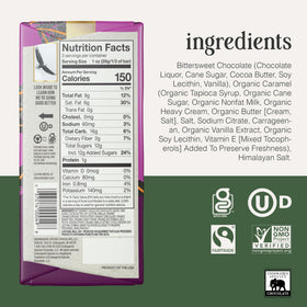 Endangered Species chocolate bar bite close-up emphasizes 60% cocoa richness.