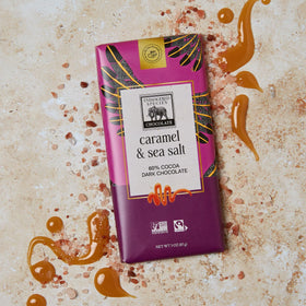 Endangered Species bar melting slowly to savor premium flavor.