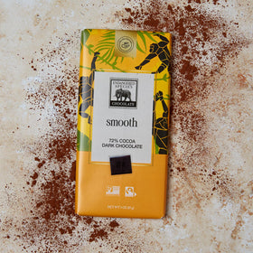 Endangered Species Chocolate made in America branding on wrapper