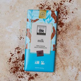Endangered Species Milk Chocolate Bar antioxidants image highlights cocoa-rich benefits.