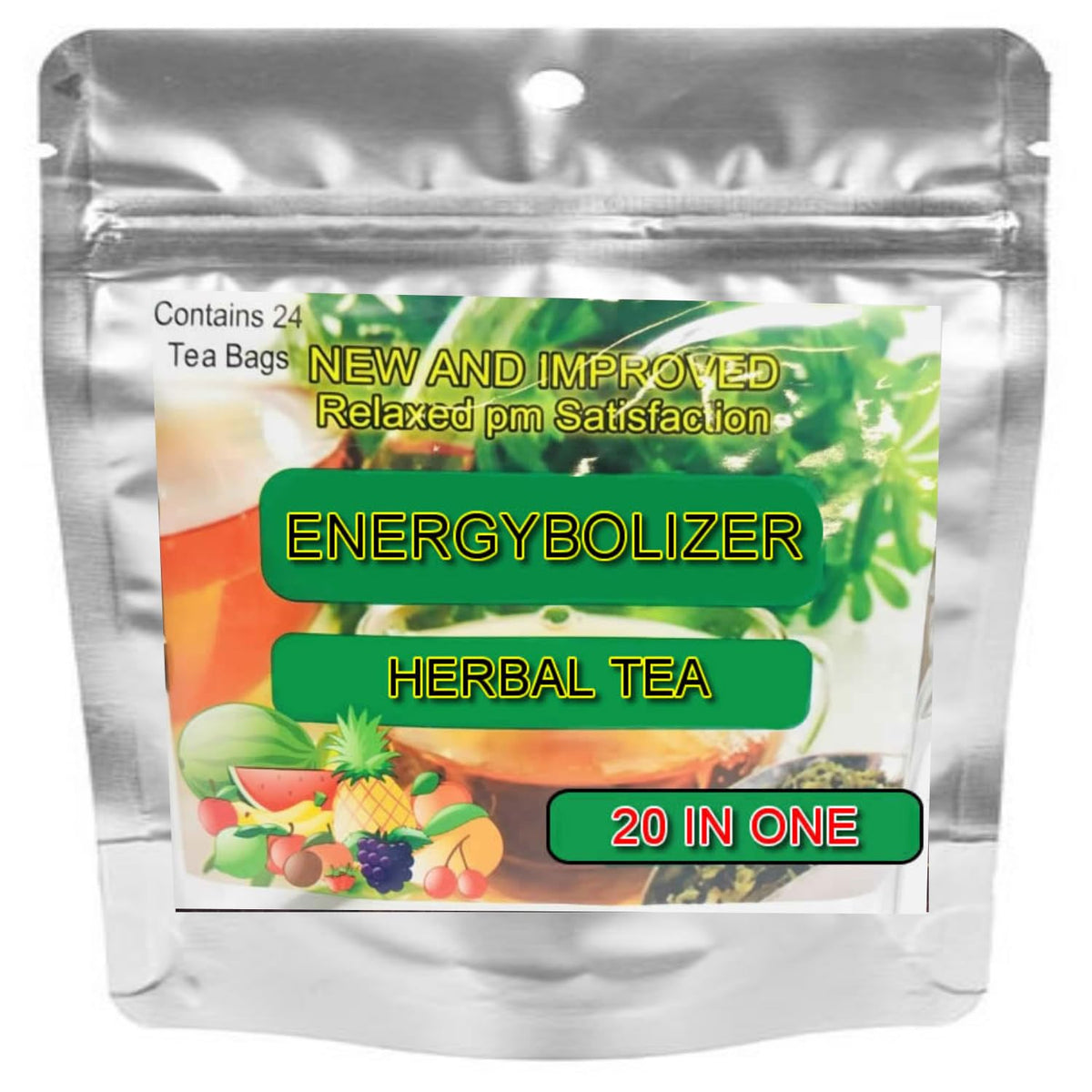 Energybolizer Perfect Weight Tea box packaging for daily use