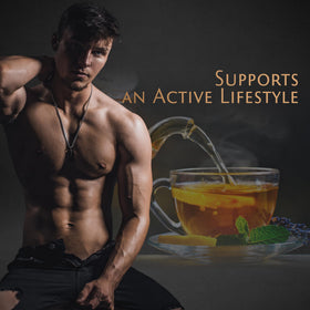 Energybolizer Perfect Weight tea sachets steeping for a refreshing moment.