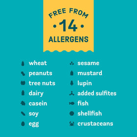 Allergen-friendly packaging supports safe baking at school and home.