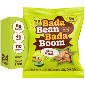 Enlightened Bada Bean Bada Boom crunchy roasted broad beans on-the-go protein snack