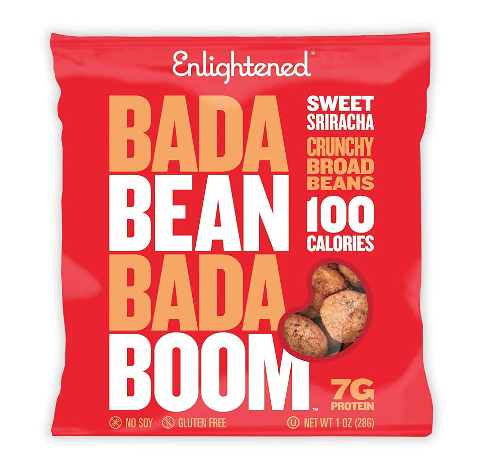 Enlightened Bada Bean Bada Boom: Crunchy roasted broad beans for a protein-packed on-the-go snack.