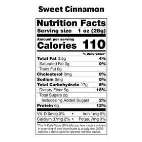 Vegan and gluten-free label on Enlightened Bada Bean Bada Boom package