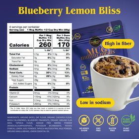 Enliven Foods microwave-ready mug muffin, a fast breakfast option in minutes.